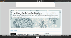 Desktop Screenshot of mondedesign.over-blog.com