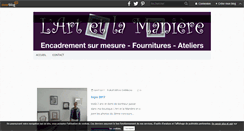 Desktop Screenshot of lartetlamaniere.over-blog.com