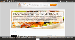 Desktop Screenshot of chocomania.over-blog.fr