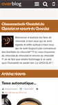 Mobile Screenshot of chocomania.over-blog.fr
