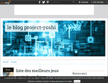 Tablet Screenshot of project-yoshi.over-blog.com