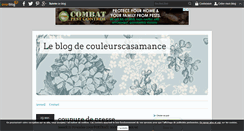 Desktop Screenshot of couleurscasamance.over-blog.com