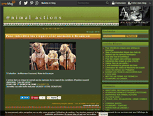 Tablet Screenshot of animal-actions.over-blog.com