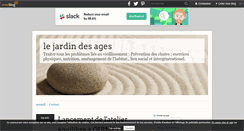 Desktop Screenshot of lejardindesages.over-blog.com