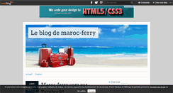 Desktop Screenshot of maroc-ferry.over-blog.com