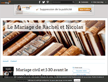 Tablet Screenshot of mariageracheletnicolas.over-blog.com