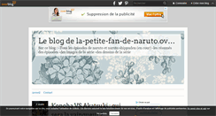 Desktop Screenshot of la-petite-fan-de-naruto.over-blog.com