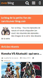 Mobile Screenshot of la-petite-fan-de-naruto.over-blog.com