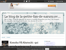 Tablet Screenshot of la-petite-fan-de-naruto.over-blog.com