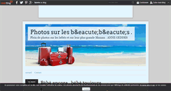 Desktop Screenshot of bebefolie.over-blog.com