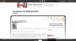 Desktop Screenshot of lajourneedemademoiselle.over-blog.com