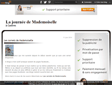 Tablet Screenshot of lajourneedemademoiselle.over-blog.com