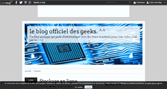 Desktop Screenshot of geek.e-zine.over-blog.com