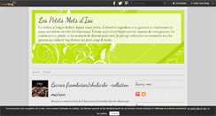 Desktop Screenshot of lespetitsmetsdisa.over-blog.com