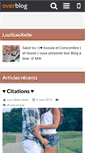 Mobile Screenshot of loustance.over-blog.com