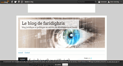 Desktop Screenshot of faridighris.over-blog.com
