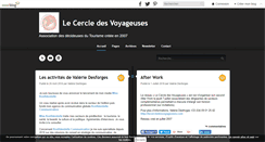 Desktop Screenshot of lecercledesvoyageuses.over-blog.com