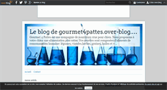 Desktop Screenshot of gourmet4pattes.over-blog.com