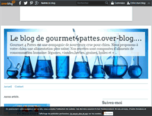 Tablet Screenshot of gourmet4pattes.over-blog.com