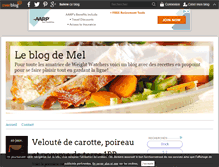 Tablet Screenshot of deliceweightwatchers.over-blog.fr