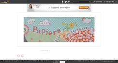 Desktop Screenshot of lespetitspapiersdevalentine.over-blog.com