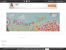 Tablet Screenshot of lespetitspapiersdevalentine.over-blog.com