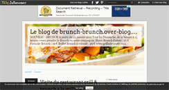 Desktop Screenshot of brunch-brunch.over-blog.com