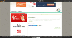 Desktop Screenshot of leblogdagnes.over-blog.com