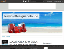 Tablet Screenshot of lesviolettes-guadeloupe.over-blog.com