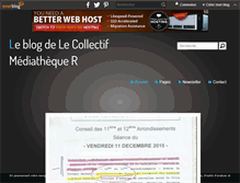 Tablet Screenshot of mediatheque-rc.over-blog.fr