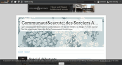 Desktop Screenshot of communaute-sorciere.over-blog.com
