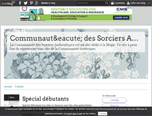 Tablet Screenshot of communaute-sorciere.over-blog.com