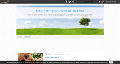 Desktop Screenshot of mapetitetribu.over-blog.com
