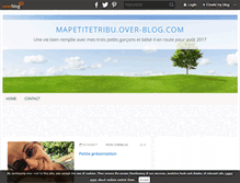 Tablet Screenshot of mapetitetribu.over-blog.com