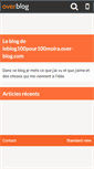 Mobile Screenshot of leblog100pour100moira.over-blog.com