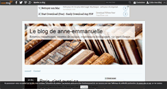 Desktop Screenshot of anne-emmanuelle.over-blog.com