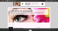 Desktop Screenshot of cafephiloquimperle.over-blog.com