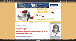 Desktop Screenshot of des-mots.over-blog.fr