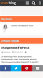 Mobile Screenshot of des-mots.over-blog.fr