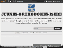 Tablet Screenshot of jeunes-orthodoxes-isere.over-blog.fr