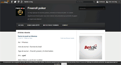 Desktop Screenshot of freeroll-poker.over-blog.com