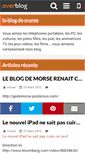 Mobile Screenshot of leblogdemorse.over-blog.com