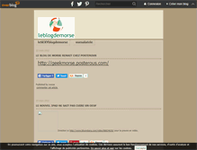 Tablet Screenshot of leblogdemorse.over-blog.com