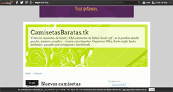 Desktop Screenshot of camisetasbaratas.over-blog.com