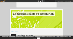 Desktop Screenshot of lesateliersduseptentrion.over-blog.com