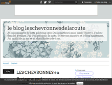 Tablet Screenshot of leschevronnesdelaroute.over-blog.com