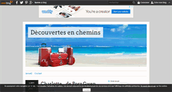 Desktop Screenshot of decouvertesenchemins.over-blog.com
