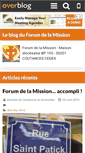 Mobile Screenshot of forumdelamission.over-blog.com