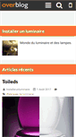 Mobile Screenshot of installerunluminaire.over-blog.com
