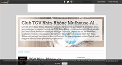 Desktop Screenshot of clubtgvrhinrhone-mulhousealsace.over-blog.com